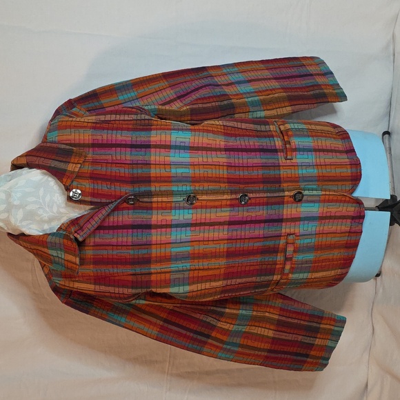 Christopher & Banks Jackets & Blazers - Christopher & Banks Colorful Plaid Jacket [2/$20]